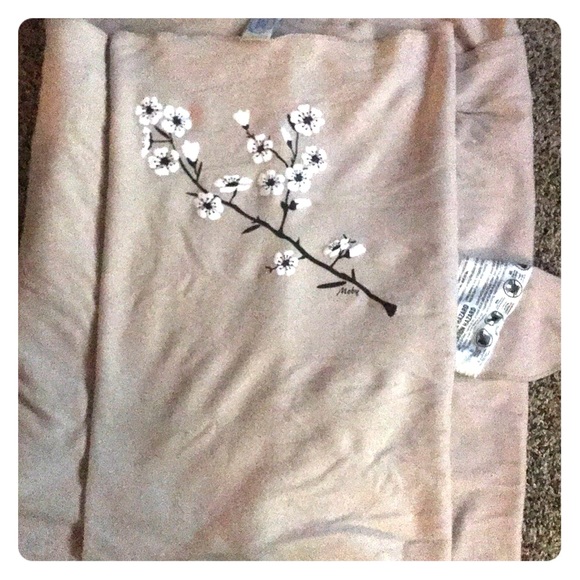 moby wrap cherry blossom
